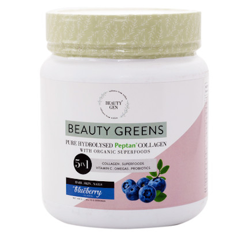 Beauty Gen Hydrolised Peptan Collagen 5 in 1 - Blueberry 450g