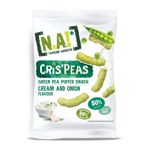 Nature Addicts Crisp'Peas Onion & Cream - 50g