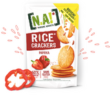Nature Addicts Rice Crackers Paprika - 85g