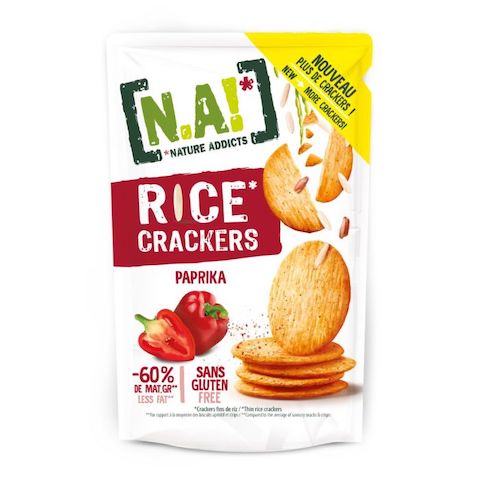 Nature Addicts Rice Crackers Paprika - 85g