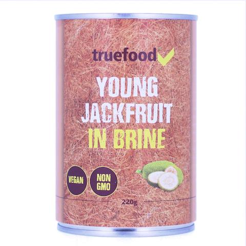 Truefood Young Jackfruit in Brine 220g