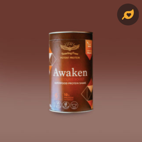 AWAKEN Soaring Free Organic Superfood Protein Shake (Chocolate Boost) - 250g & 500g
