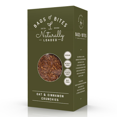 Bag Of Bites - Naturally Loaded Oat & Cinnamon Crunchies - 315g