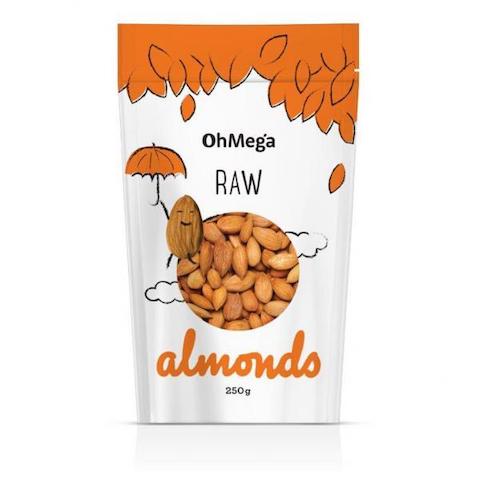 Crede O'Mega Almond Nuts RAW 250g & 1kg