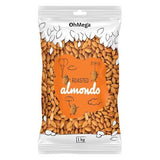 Crede O'Mega Almond Nuts ROASTED Plain 250g & 1kg