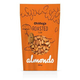 Crede O'Mega Almond Nuts ROASTED Plain 250g & 1kg