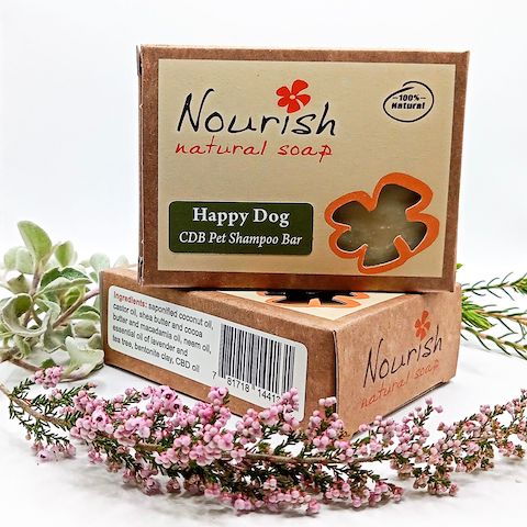 Nourish Natural Soap - Happy Dog CBD Shampoo Bar