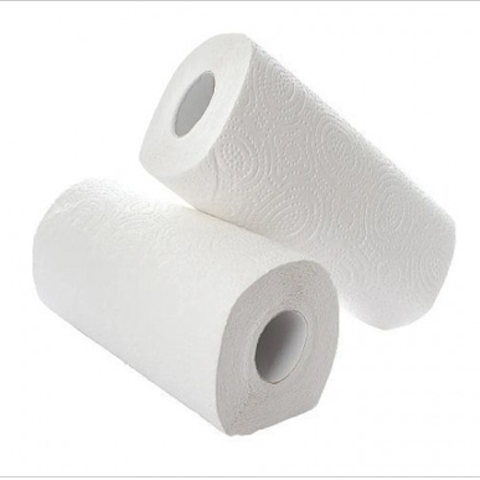 Perforated 2-ply Kitchen Towels (50 sheets) - 2 rolls