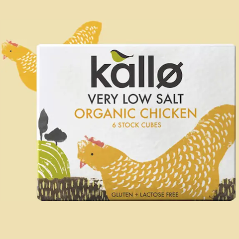 Kallo Organic Very Low-Salt Chicken Stock Cubes 66g