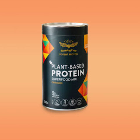 Soaring Free Organic Plant-Based Protein Mix - Cinnamon 500g