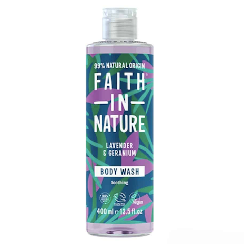 Faith-In-Nature Lavender & Geranium Relaxing Body Wash 400ml