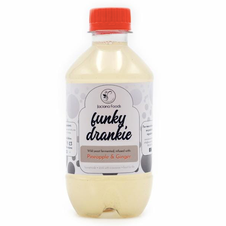 Jaciana Foods NEW! Funkie Drankie - Pineapple & Ginger  330ml