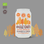 Organic Sparkling Orange/Lemon drink 330ml | Whole Earth