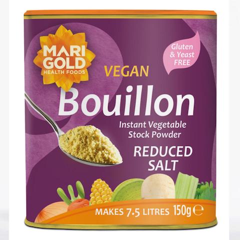 Swiss Vegetable Bouillon Reduced Salt (Vegan) 150g - Marigold