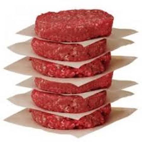 Bull & Bush:  6 Beef Gourmet Burger Patties - 1kg