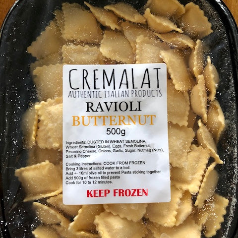 Cremalat Ravioli Butternut 500g (Keep Frozen)