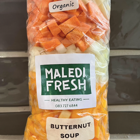 Maledi Fresh Organic Fresh Cut Butternut Soup 500g