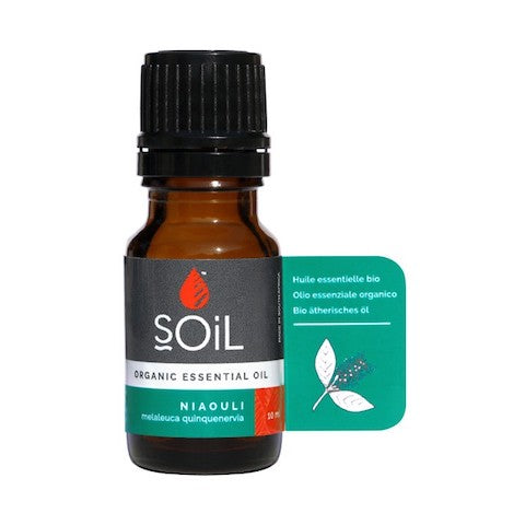 SOiL Organic Niaouli Essential Oil (Melaleuca Quinquenervia) 10ml