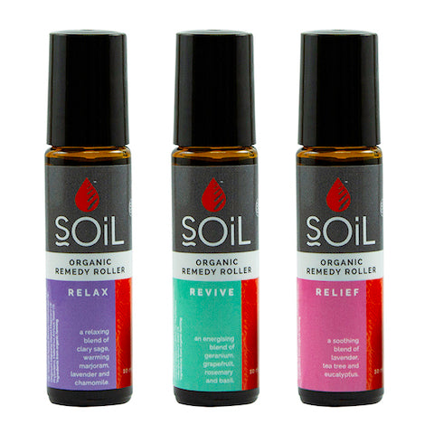 SOiL Organic Ready to Roll Aromatherapy Roller Set:
