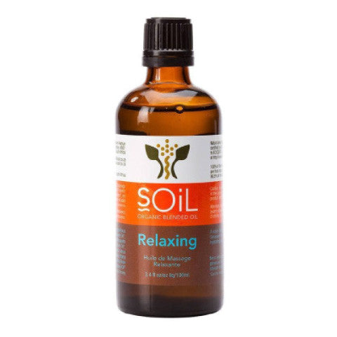 SOiL Organic Relaxing Massage Blend Oil: 100ml