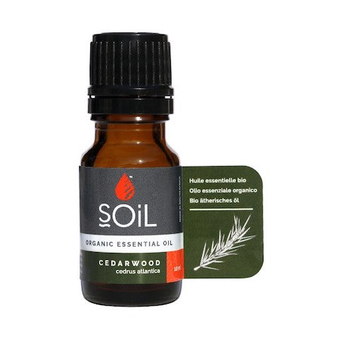 SOiL Organic Cedarwood oil 10ml (Cedrus Atlantica)
