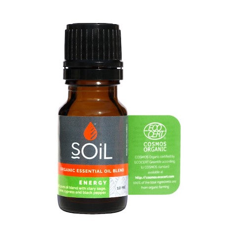 SOiL Organic ENERGY blend Essential Oil 10ml