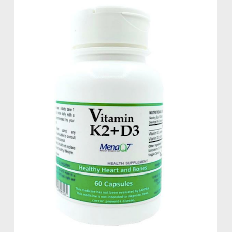 Vitamin K2 & D3 - 60 Capsules