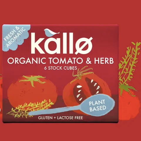 Kallo Organic Tomato & Herb Stock Cubes 66g