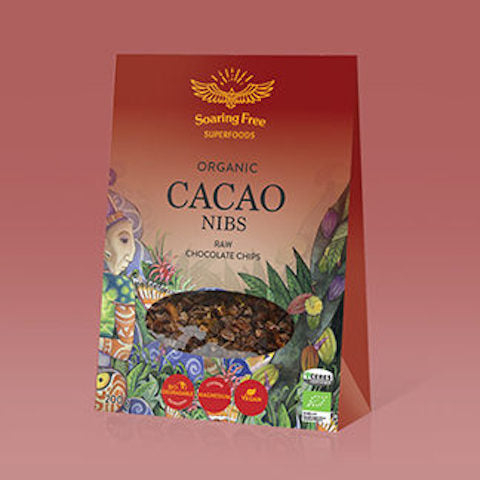Soaring Free Organic Cacao Nibs RAW Chocolate - 200g & 500g