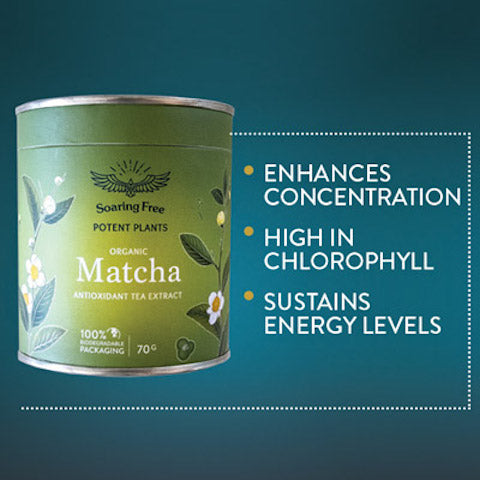 Soaring Free Organic Matcha Powder - 70g