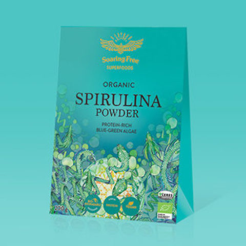 Soaring Free Organic Spirulina Powder - 200g