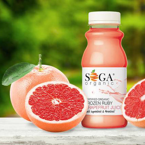 Soga Organic Frozen Ruby Grapefruit Juice 250ml