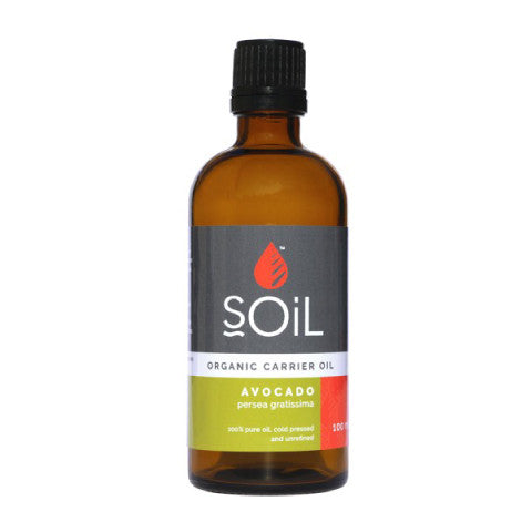 SOiL Organic Avocado Oil (Persea Gratissima) Carrier Oil 100ml