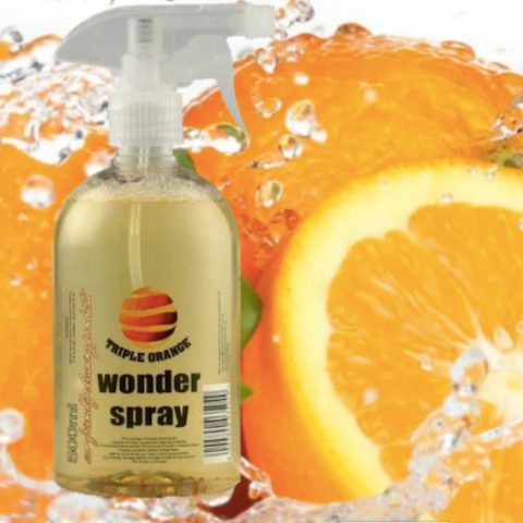 Triple Orange Wonder Sprays: 500ml, 2L& 5L