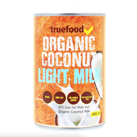 Truefood Organic Coconut Light Milk 400ml