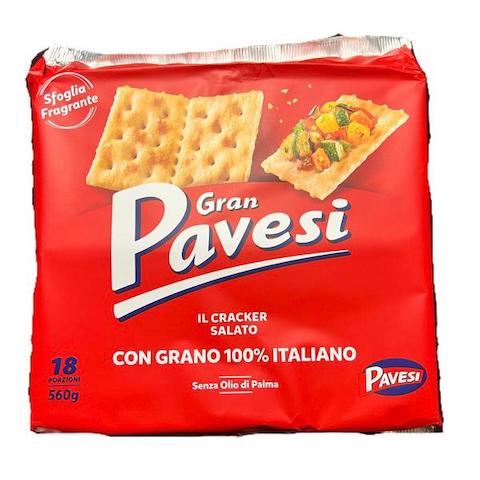 Gran Pavesi Crackers 560g Salted